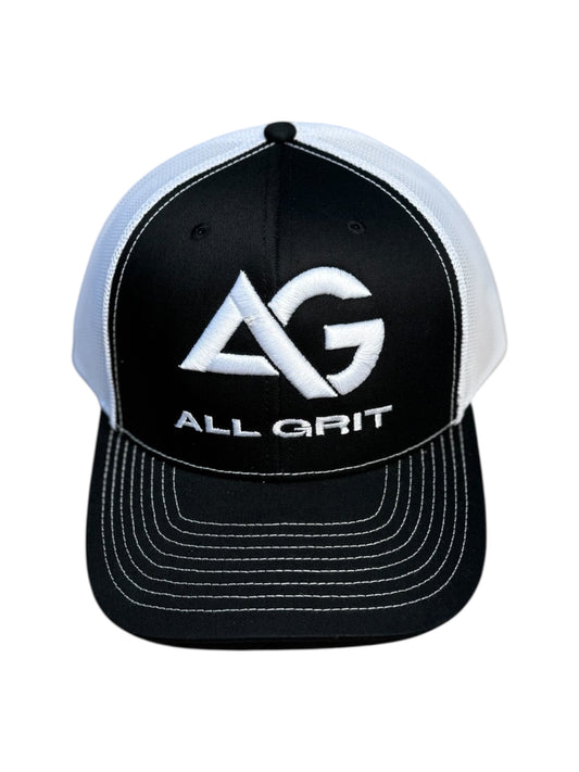 Black/White All Grit Hat