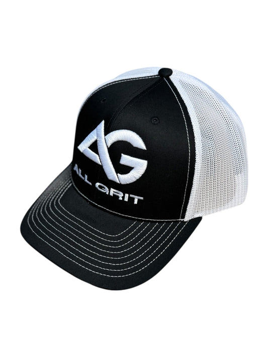 Black/White All Grit Hat