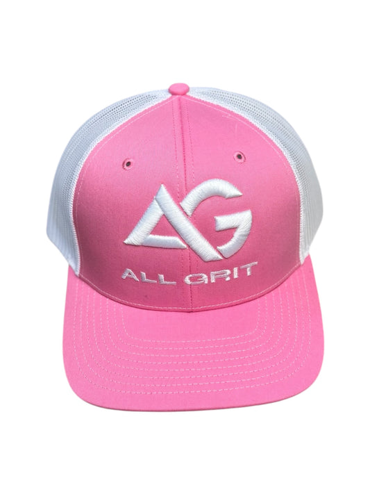 Pink/White All Grit Hat