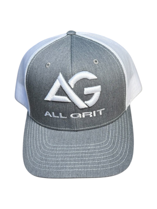 Light Gray/White All Grit Hat