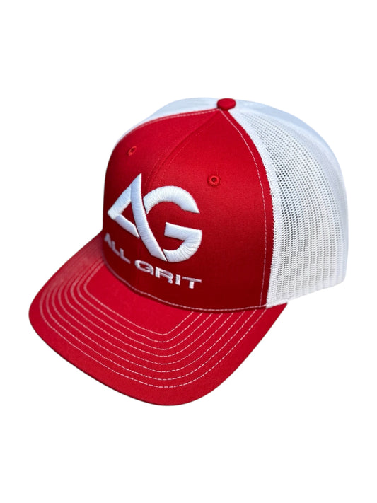 Red/White All Grit Hat