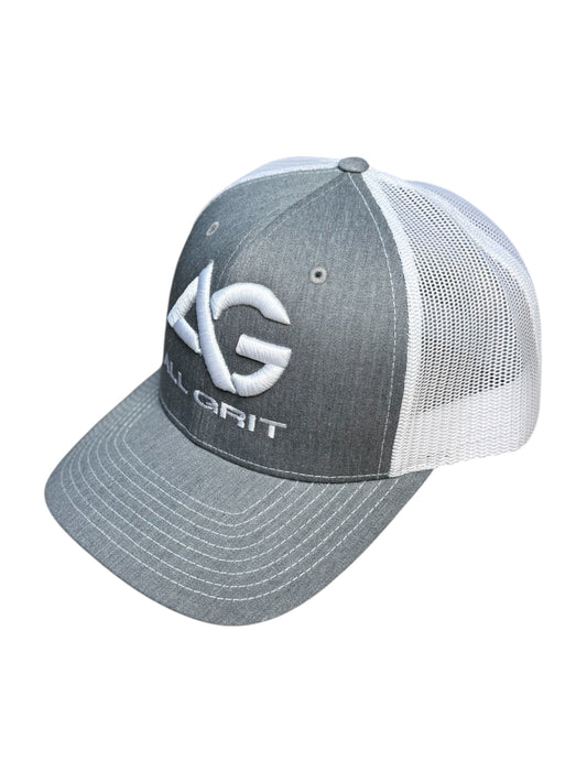 Light Gray/White All Grit Hat